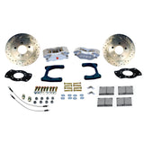 American Made Comp S 4-Piston Billet Aluminum Rear Disc Brake Kit W/DS Rotors. Clear W125-42