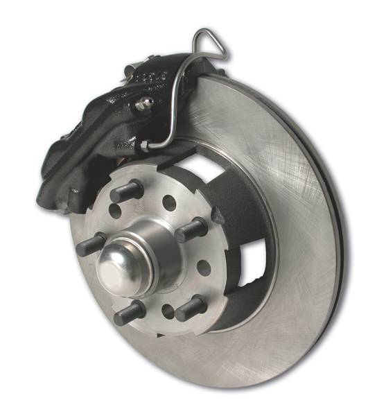 American Made Kelsey Hayes 4-Piston Direct Fit Front Drum to Disc Brake Conversion Kit W/Rotors. W153