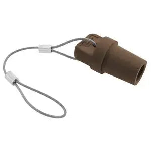 Male Device Cap, For 300/400A 600V AC/DC, Single Conductor Series 16 Cam lock. BROWN AC/DC WIRE AND SUPPLY