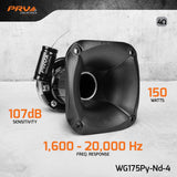 PRV WG175Py-Nd-4 Driver + Horn Combo PRV Audio