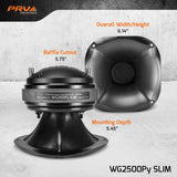 PRV WG2500Py SLIM Driver + Horn Combo PRV Audio