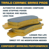 Gas Gas Enduro/Endurocross/EC 125/250 1994-1999 Ceramic Brake Pad Set Traild