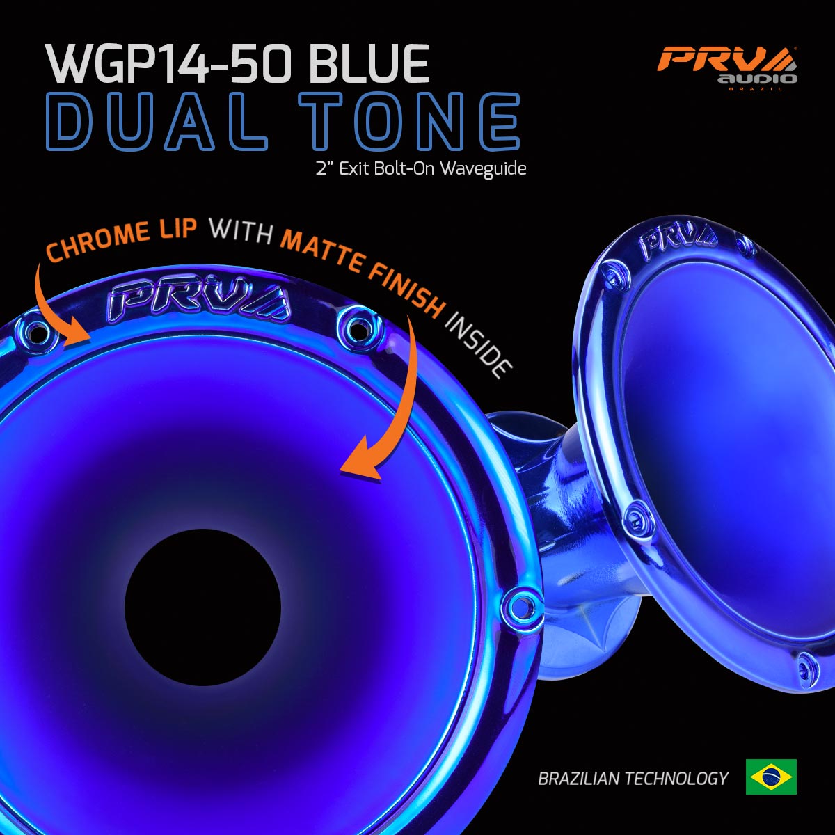 PRV WGP14-50 BLUE DUAL TONE Waveguide PRV Audio