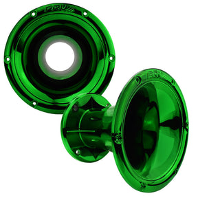 PRV AUDIO - 2" Exit Wave Guide - 45 x 45  Green Chrome Finish PRV