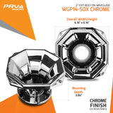 PRV Audio D2200Ph + WGP14-50X 2in Midrange Horn Driver Bundle Chrome