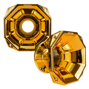 PRV Audio WGP14-50X Car Audio Horn Gold Chrome Finish
