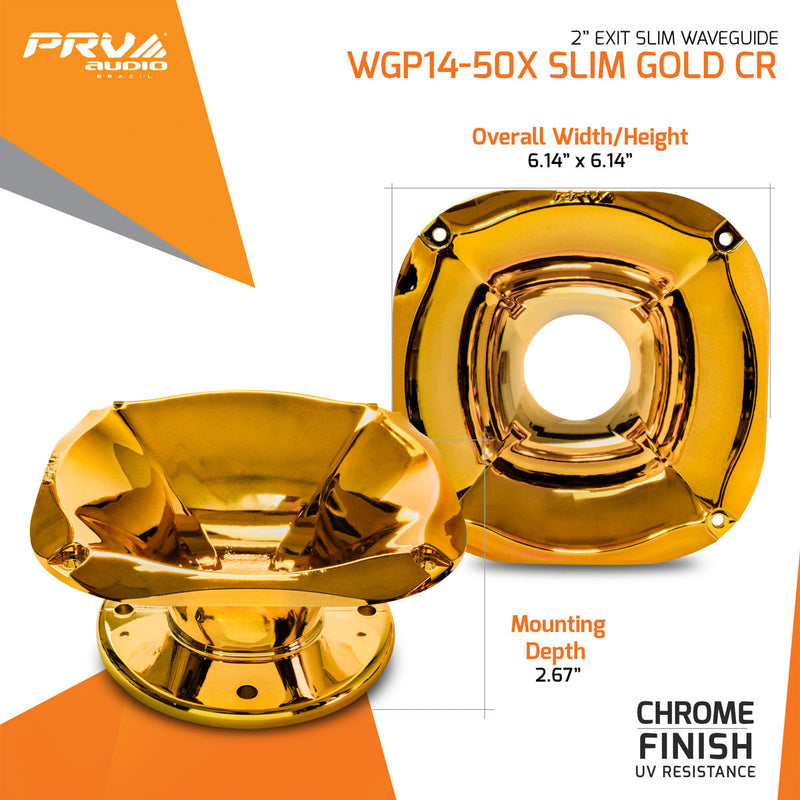 PRV WGP14-50X SLIM GOLD CR Waveguide PRV Audio