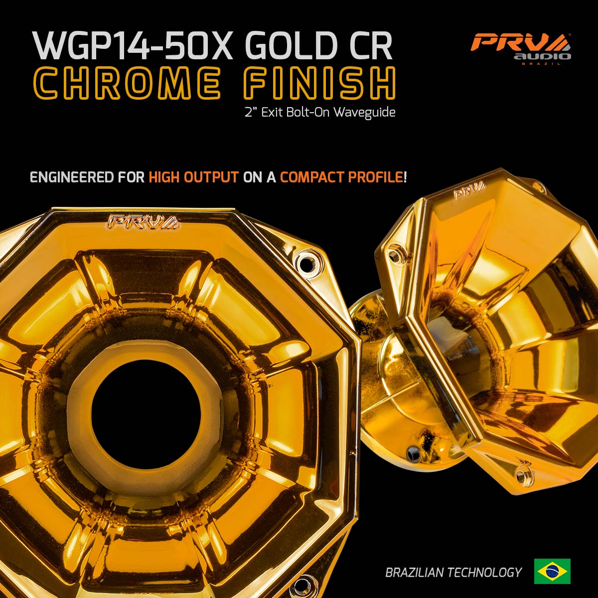 PRV WGP14-50X GOLD CR Waveguide PRV Audio