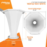 PRV WGP22-50X WHITE Waveguide PRV Audio