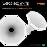 PRV WGP22-50X WHITE Waveguide PRV Audio