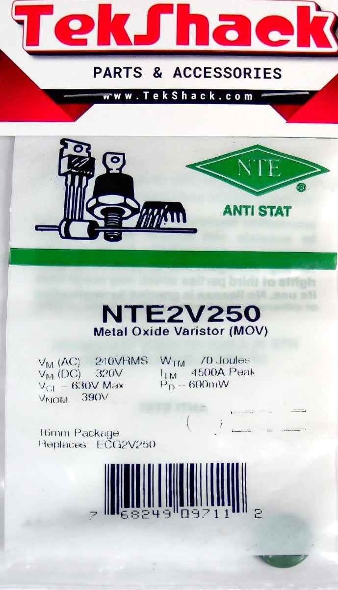 NTE2V150 Metal Oxide Varistor (MOV) NTE