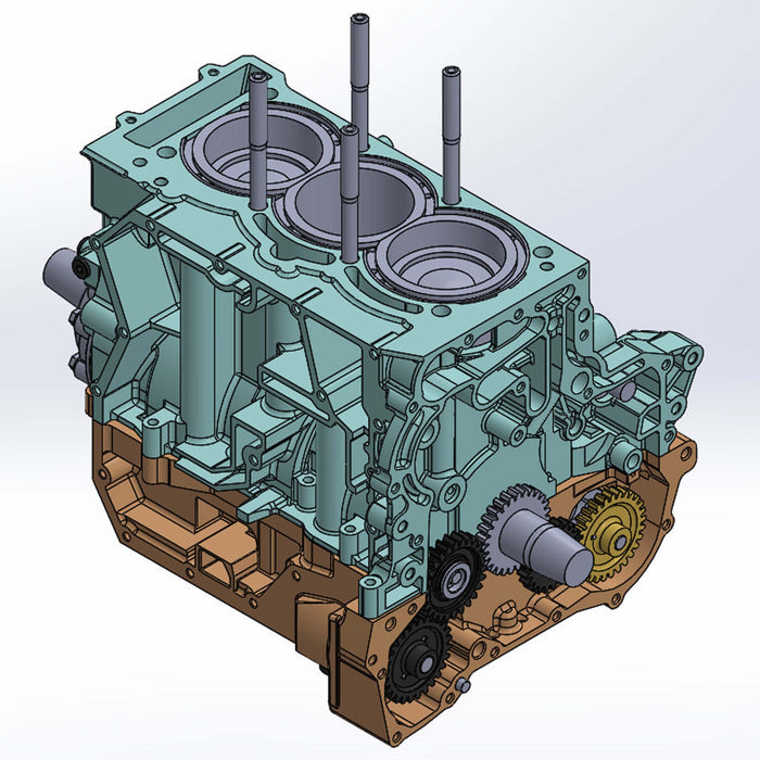 WSRD V5 Billet Block Short Block Assembly Engine Packages | Can-Am X3 & Ski-Doo (Rated for 650+HP)