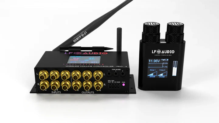 LF Audio WVC PRO 6-Channel Pro Wireless Volume Controller - Dual Knob