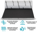 SoundSkins | Wavy Foam Sound Deadening Kit Lightweight Closed Cell Foam Mat | SSK-Wavy | 315mil/8mm, 32.3 sq ft SoundSkins Global