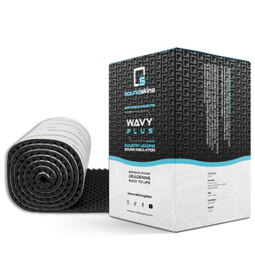 SoundSkins | Wavy PLUS Sound Deadening Lightweight Closed Cell Foam Mat | SSK-WAVYPLUS | 984 mil/25mm, 26.92 sq ft SoundSkins Global