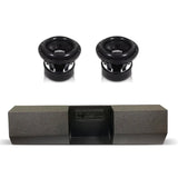 (2) Sundown Audio SA8 v3 & Universal Single Cab Dual 8" Subwoofer Box Combo