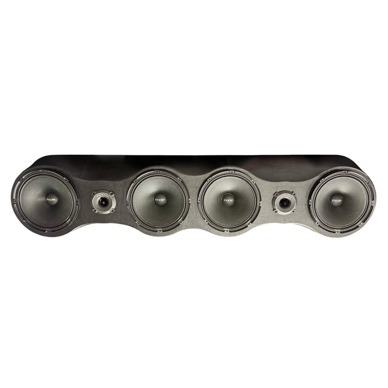 (4) Pride Solo 300 6.5" Speaker Rack Bundle w/ Optional LEDs