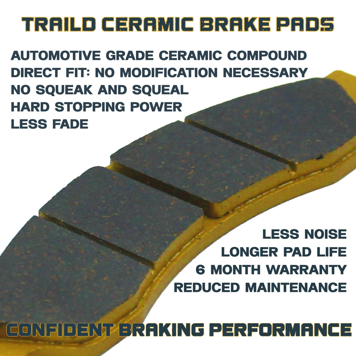 Polaris Pro XD 2019-2027 Ceramic Brake Pad Set