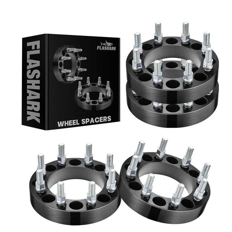 1994-2010 Dodge Ram 2500 3500 / 1967-2002 Ford 250 350 8x6.5 Inches Wheel Spacers 4PCS Flashark