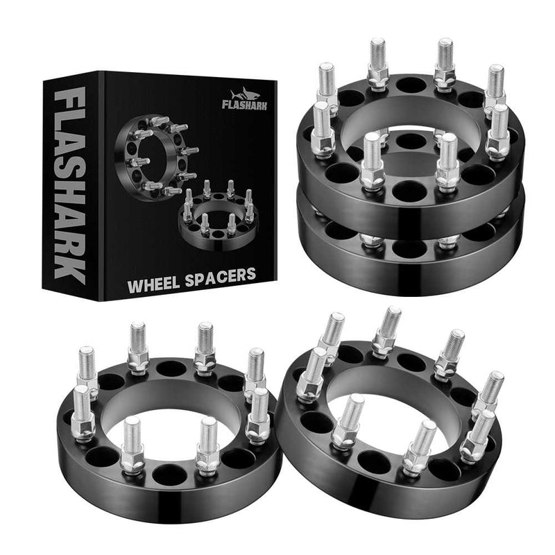 2014-2022 Dodge Ram 2500 3500 / 1988-2013 Chevrolet Silverado GMC 8X6.5 Inches Wheel Spacers 4PCS Flashark