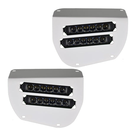 Dual Wide 8" LED Headlights for 2014+ Honda Rancher, Foreman, Rubicon Vessel Powersports