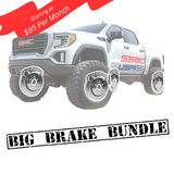 American Made 4 Wheel B8-Brawler 8 Piston Direct Fit Billet Aluminum Big Brake Bundle. A414-3031-BBB