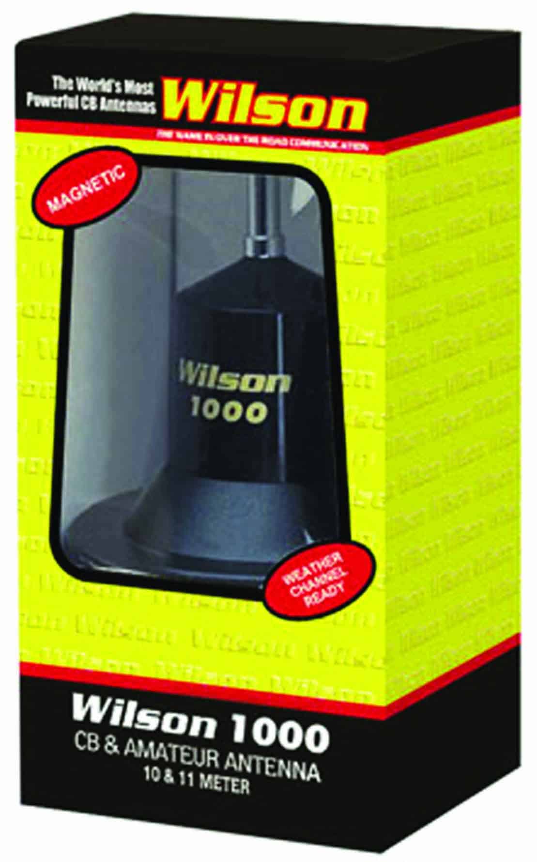 Wilson 1000 Magnetic Mount Base Loaded CB Antenna W1000MAG-B TekShack