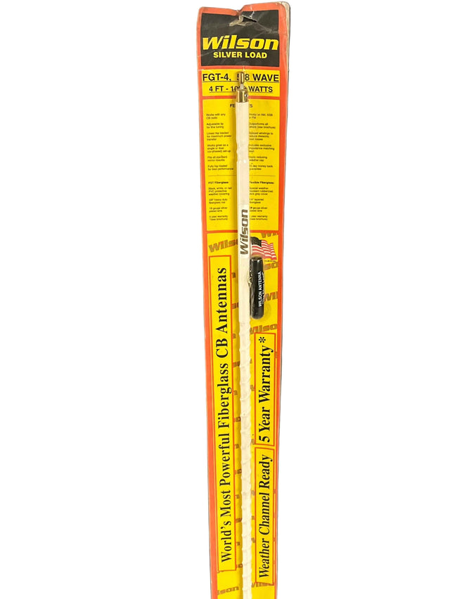 Wilson Silver Load 4FT Weather Channel Ready 1000 Watt Fiberglass Mobile Antenna Wilson
