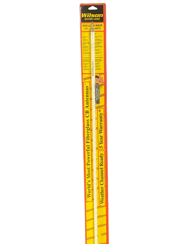 Wilson Silver Load FGT-5 Weather Channel Ready 5/8 Wave 1000 Watt Tunable Antenna Wilson