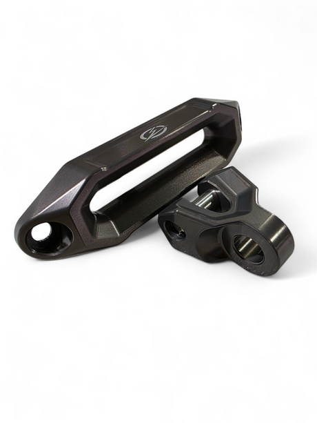 Elektric Offroad Designs UTV Winch Fairlead and Hook (Gunmetal) www.elektricoffroad.com