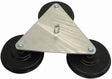 Workman Twinpoint Heavy Duty Aluminum Plate Antenna Mount w/ 3 5" Magnets & Right Angle So-239 LPAD Workman