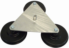 Workman Twinpoint Heavy Duty Aluminum Plate Antenna Mount w/ 3 5" Magnets & Right Angle So-239 LPAD Workman