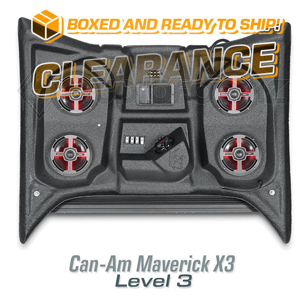 2017+ Can-Am Maverick X3 LEVEL 3 Stereo Top (2-Seat) Can-Am