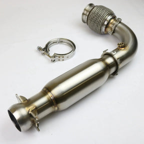 2017+ Can-Am Maverick X3 Turbo Race Bypass Pipe With Bullet Muffler Evolution Powersports