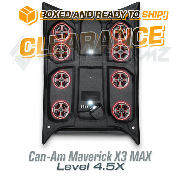 2017+ Can-Am Maverick X3 MAX LEVEL 4.5X Stereo Top (4-Seat) Can-Am