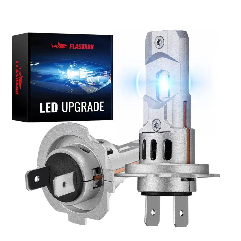 X3S H7 100W 6500K 24000LM White IP67 LED Headlight Bulbs 2Pcs