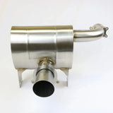 Can Am X3 Turbo Magnum Slip-On Rear Exit Exhaust with Race Bypass Option Evolution Powersports