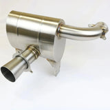 Can Am X3 Turbo Magnum Slip-On Rear Exit Exhaust with Race Bypass Option Evolution Powersports