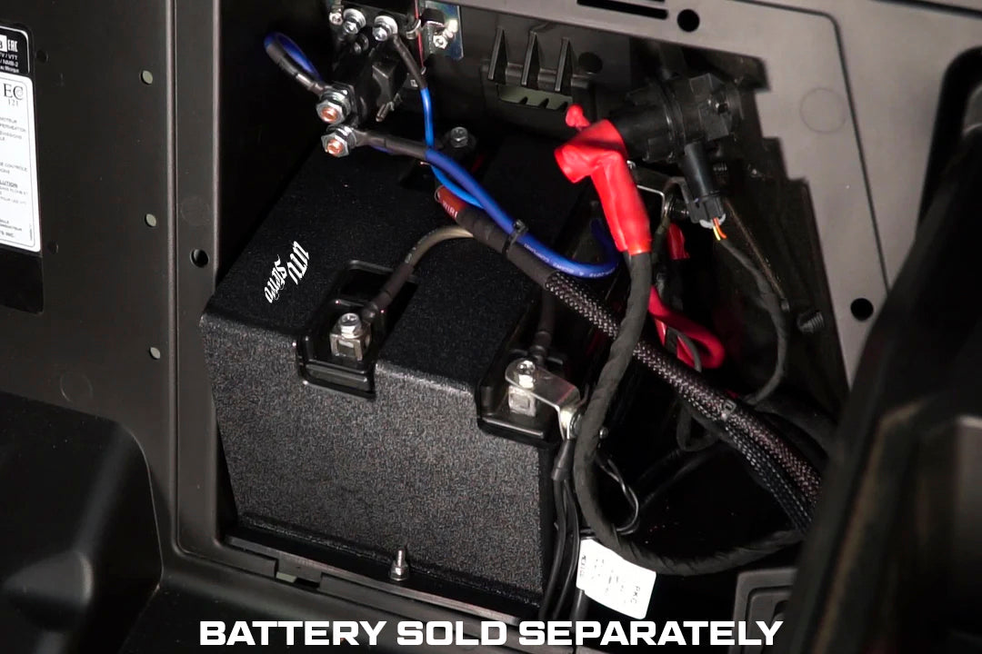 Can-Am® X3 2nd Battery Kit (Wire Kit & Battery Mount Only) | UTVS-X3-2BATT-NB UTV Stereo