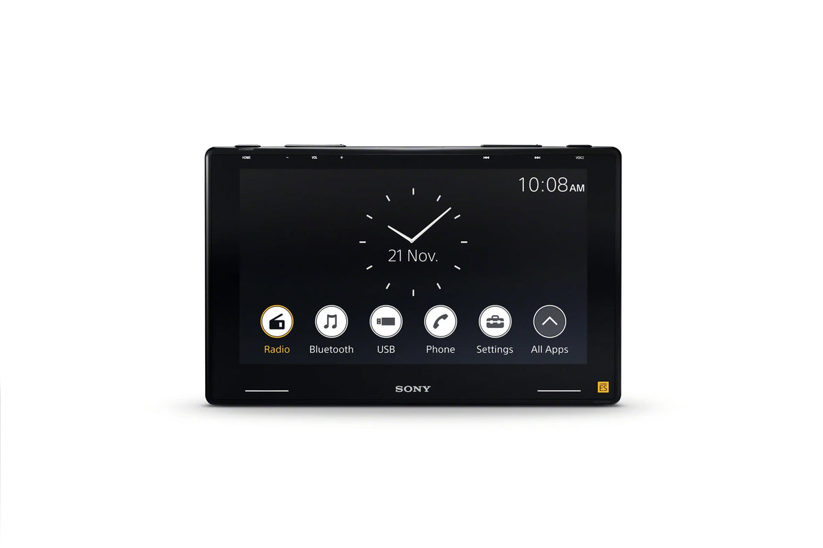 Sony XAV-9500ES — front view of 10.1-inch touchscreen