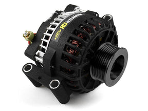 Heavy Duty High Output Alternator, Wrinkle Black, 2003-2005 Ford 6.0L Powerstroke XDP