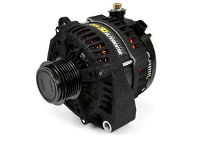 Heavy Duty High Output Alternator, Wrinkle Black, 2011-2019 GM 6.6L Duramax LML L5P XDP