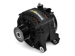 Heavy Duty High Output Alternator, Wrinkle Black, 2007.5-2024 Dodge Ram 6.7L Cummins XDP