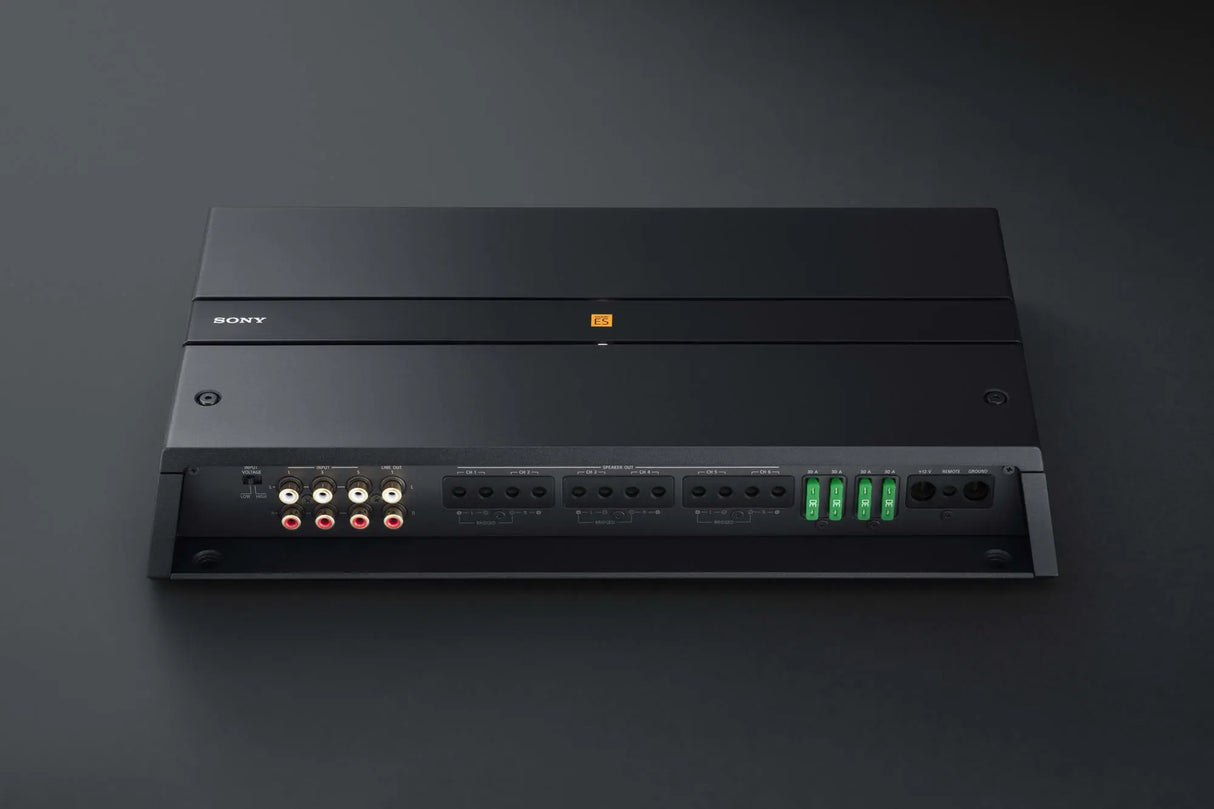 Sony Mobile ES XM-6ES — 6-channel car power amplifier, front view