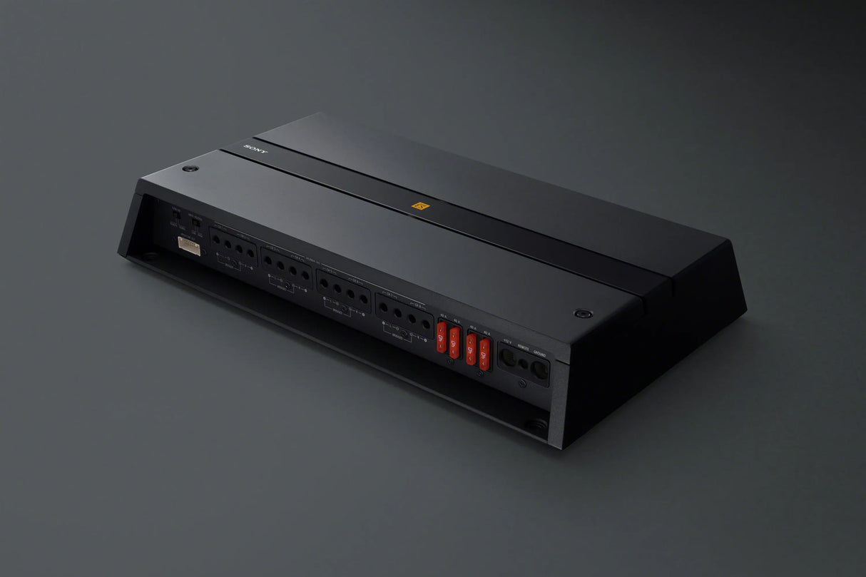 Sony Mobile ES XM-8ES — 8-channel car power amplifier, angled front view