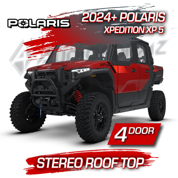 2024+ Polaris Xpedition XP 5 Stereo Tops (4-Door) Polaris