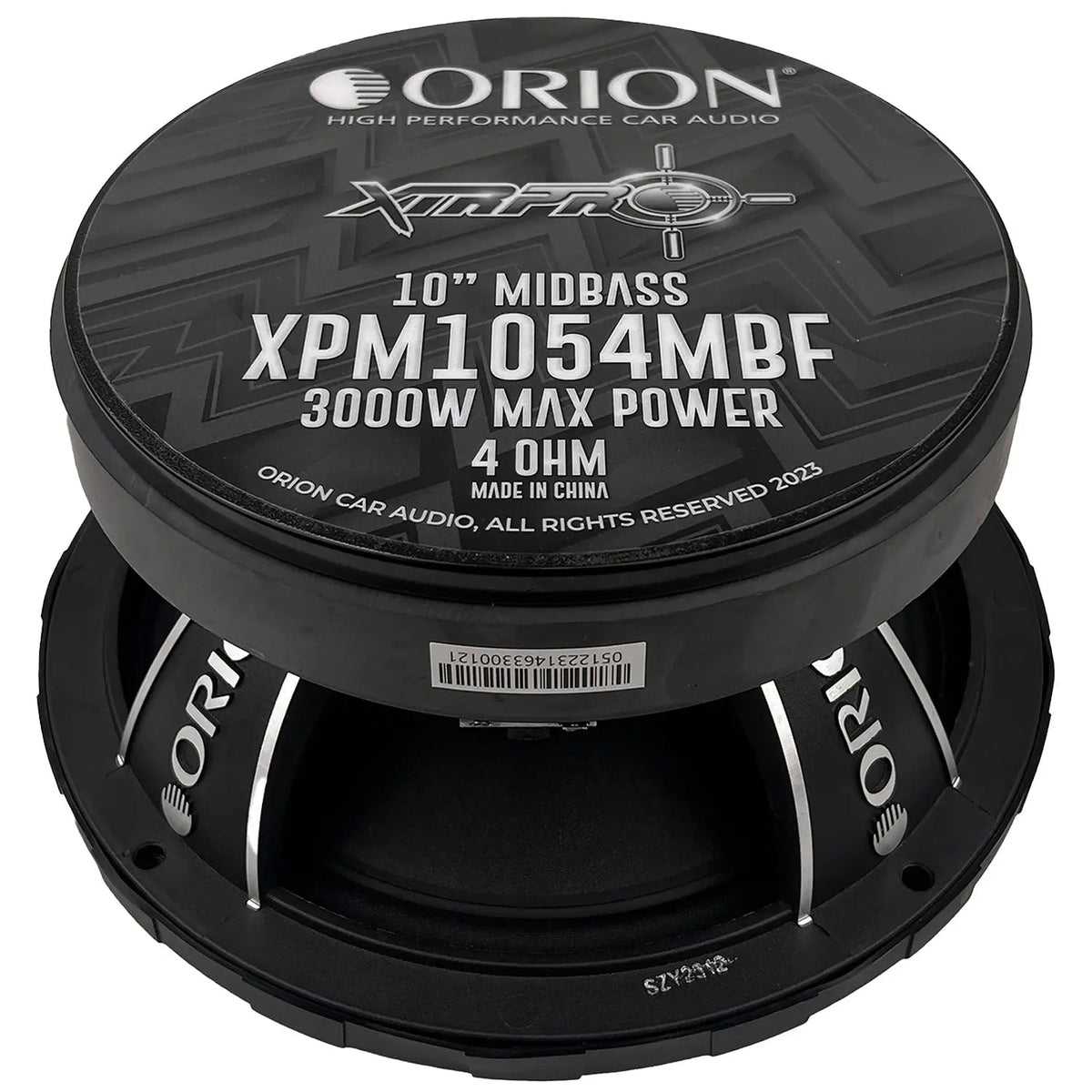 Orion XPM1054MBF 10" XTR Pro Audio MidBass Speaker | 3000W Peak