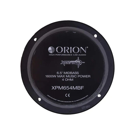 Orion XPM654MBF 6.5" 400W RMS Midbass Speakers (Pair)
