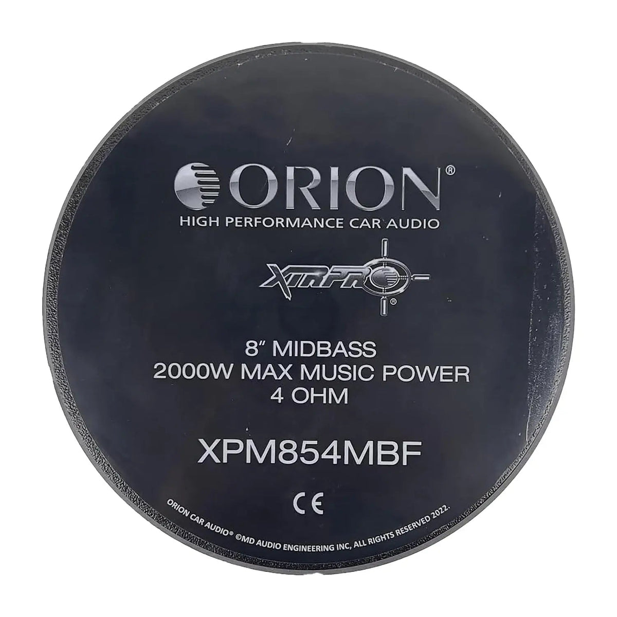 Orion XPM854MBF 8" XTR Pro Audio Mid Bass Speakers | 2000W Peak