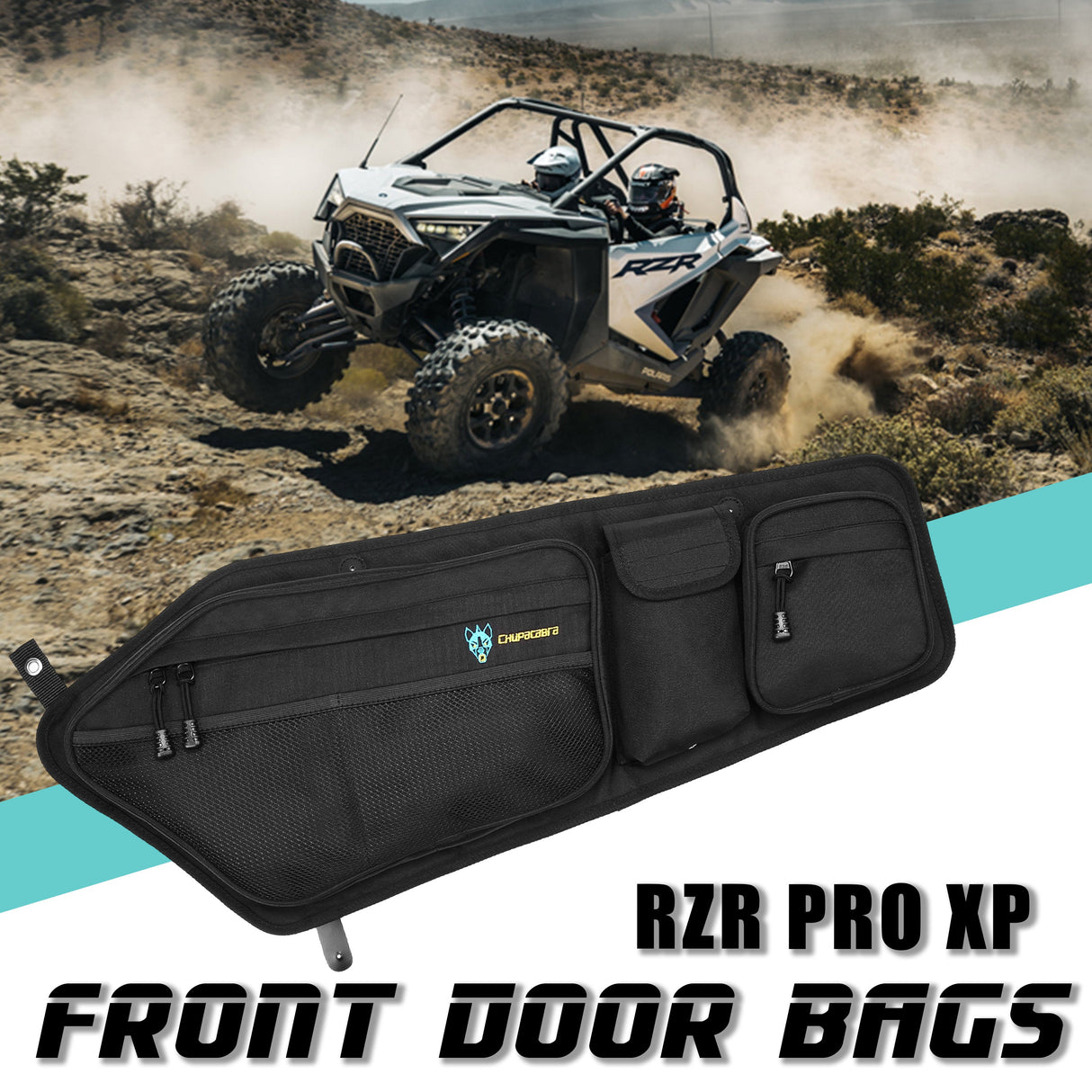RZR PRO XP / PRO R / TURBO R Front Door Bags Chupacabra Offroad